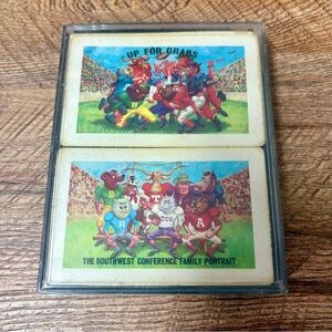 Vintage Southwest Conference Playing Cards